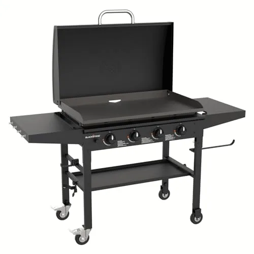 Blackstone 36-Inch Gas Griddle with Hood Cooking Station image 3