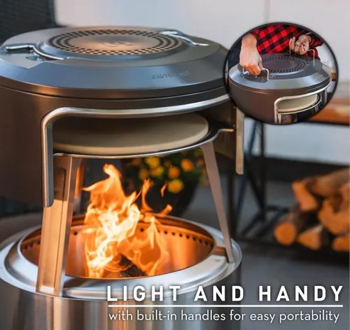 Solo Stove Pi Fire Pizza Oven Accessory for Bonfire